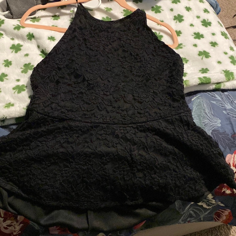 Black dress shirt